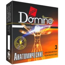 Презервативы анатомической формы Domino Анатомические - 3 шт.