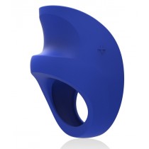 Синее эрекционное кольцо с вибрацией Pino Federal Blue