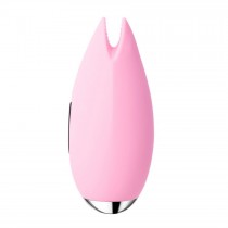Розовый вибростимулятор клитора Candy с эффектом поцелуя рыбки