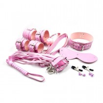 Розовый набор из 8 игрушек