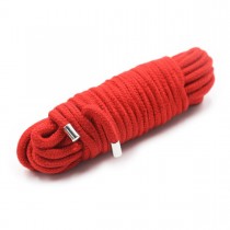 Красная бондажная веревка из хлопка 10 м