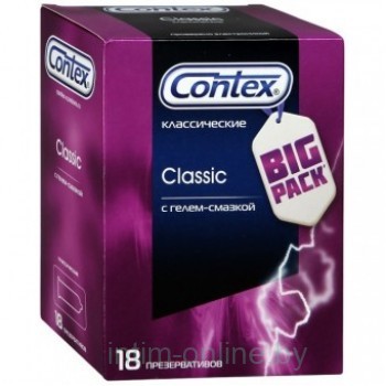 Презервативы Contex №18 Classic + гель Wave 30 мл